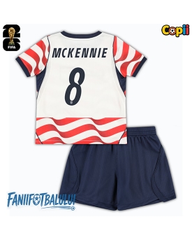 Statele Unite Weston McKennie #8 Echipament de Fotbal Replică Mondial 2026 Copii Acasa (+ Șorturi)